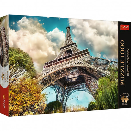 TREFL Premium Plus Puzzle Eiffel Tower in Paris, France, 1000 pcs
