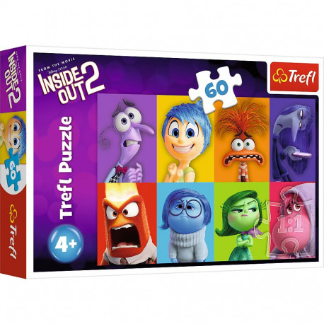 TREFL DISNEY Inside Out 2 Puzzle, 60 pcs