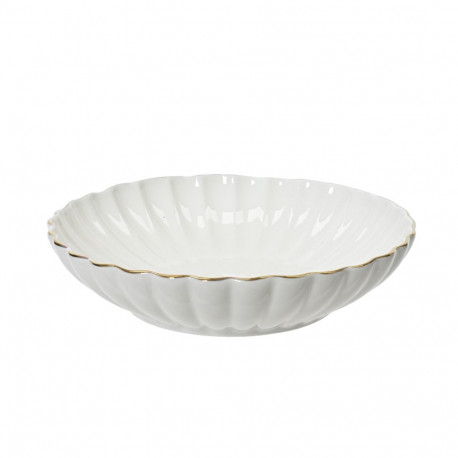 Plate SHELL D20xH4,5cm, porcelain