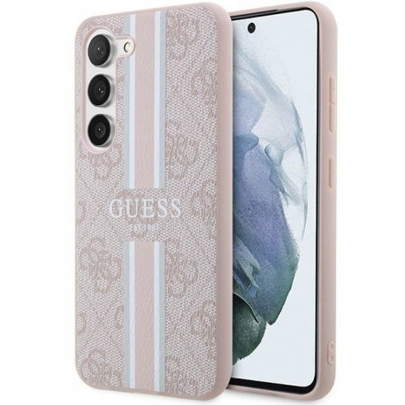 Guess Guess GUHCS23SP4RPSP S23 S911 pink/pink hardcase 4G Printed Stripe