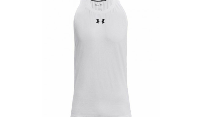 Īsais Vīriešu Tops Under Armour Baseline Balts - S