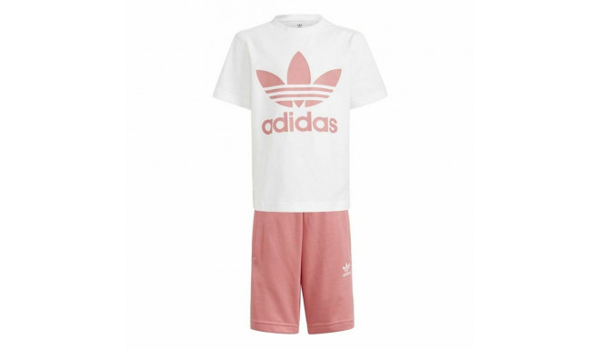 Children's Sports Outfit Adidas Trifolio  White - 6-7 Years