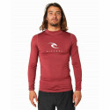 Bathing T-shirt Rip Curl  Corps Red Brown Men - S