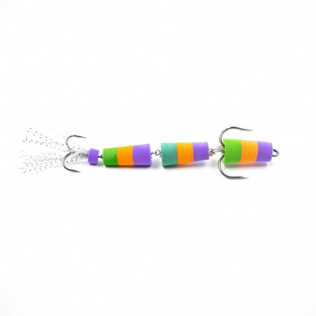 Lant Mandula 110mm Lilla/Oranž/Roheline