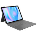 Logitech Combo Touch iPad Air 13'' (2024) grau QWERTZ