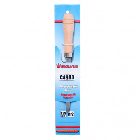 Triangular file for saws 150 mm