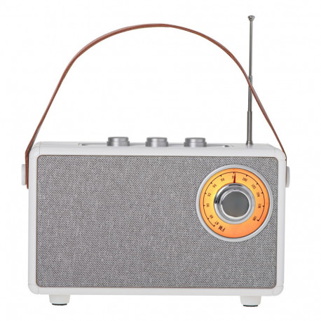 Camry kõlar raadioga CR 1902 W 5 W Bluetooth valge juhtmevaba ühendus