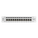 PATCH PANEL 12PORT 1U 10" CAT.6 FTP SHIELDED GREY LANBERG