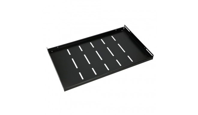 Extralink Shelf 1U 300mm Black 19&quot;, for wall cabinets