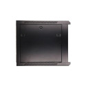 Extralink Rackmount cabinet 9U 600x600 Black wall mounted