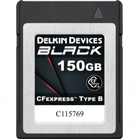 Delkin CFexpress BLACK I Type B I R1725/W1530 (G3) 150GB