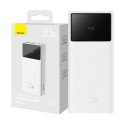 Powerbank Baseus Star-Lord 20000mAh, 2xUSB, USB-C, 22.5W (white)