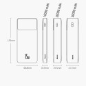 Powerbank Baseus Bipow 30000mAh, 15W (white)