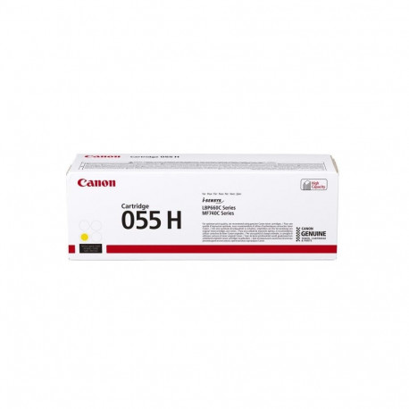 Canon toonerkassett 055H originaalne, kollane