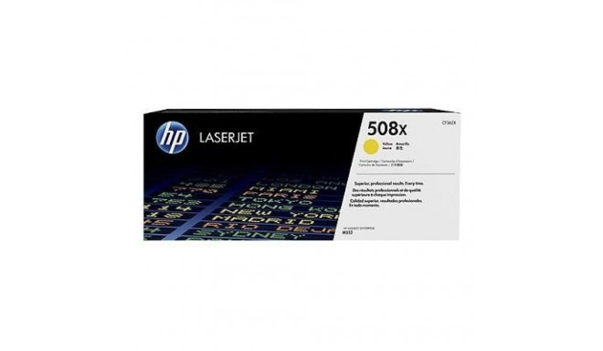 HP 508X suure tootlikkusega kollane originaal LaserJet toonerikassett