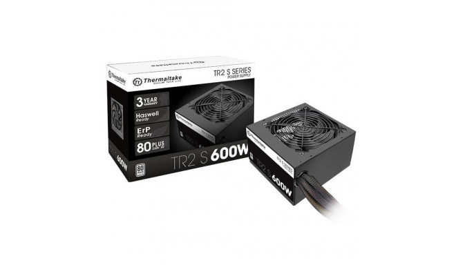 Power supply TR2 S Black 600W (80+ 230V EU, 2xPEG, 120mm, Single Rail)