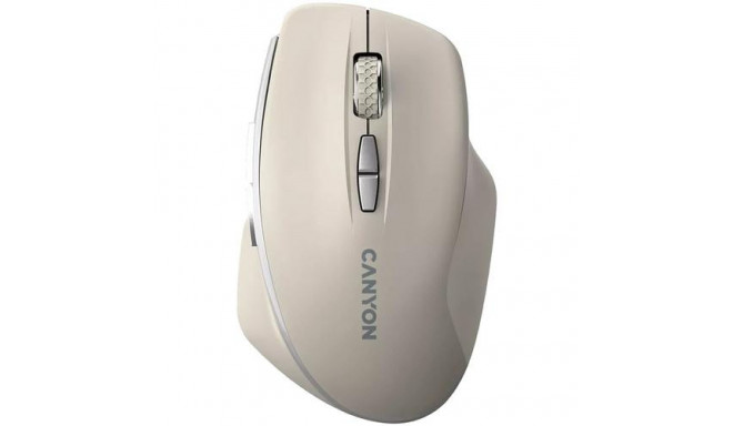 Canyon pel MW-21 BlueLED 7buttons Wireless Cosmic Latte mouse Gaming Right-hand RF Wireless Optical 