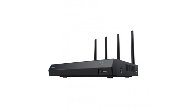 Reolink NVS12W - 12-kanaliline Wi-Fi 6 NVR, toetab kuni 16MP kaamerat, 5/2.4 GHz Wi-Fi, 2TB HDD, 16T