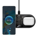 Baseus Digital LED Display Dual Qi wireless charger, 20W