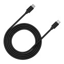 CANYON cable C-12 USB-C to USB-C 100W 2m Black