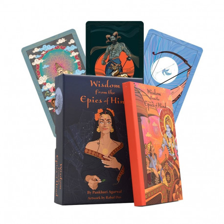 US Games Systems Wisdom From The Epics Of Hind Oracle Cards