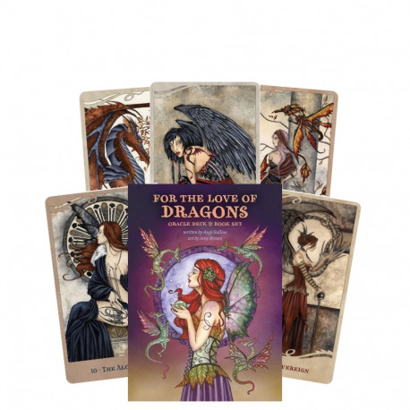 US Games Systems For The Love Of Dragons Oracle Card And Book Set