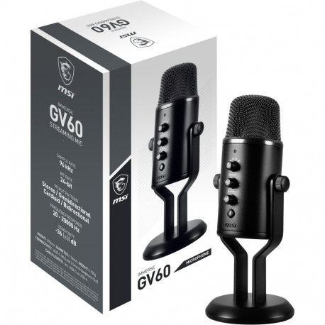 "MSI Immerse GV60 Streaming Mic black"