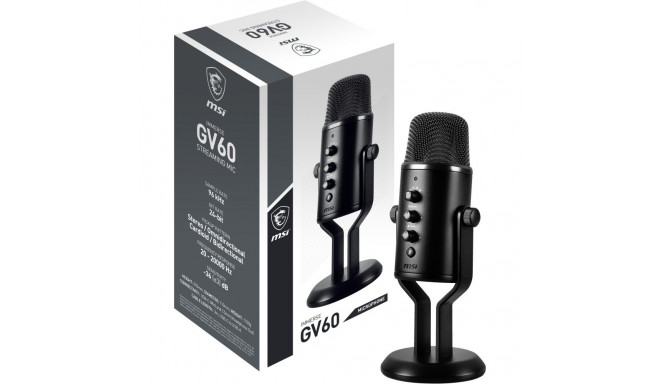 "MSI Immerse GV60 Streaming Mic black"