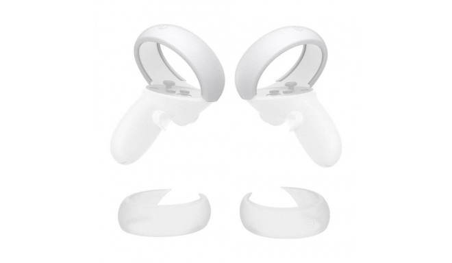 Controller Protective Cover Kiwi Design Q26-2.1 for Meta Quest 2 White