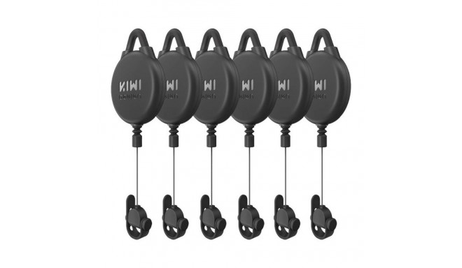 VR Cable Pulley System-6 pcs Kiwi Design V2-6 for Meta Quest 2 Black