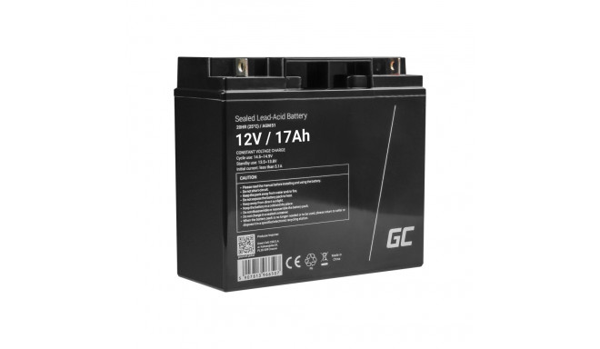 GREEN CELL Battery AGM 12V 17Ah