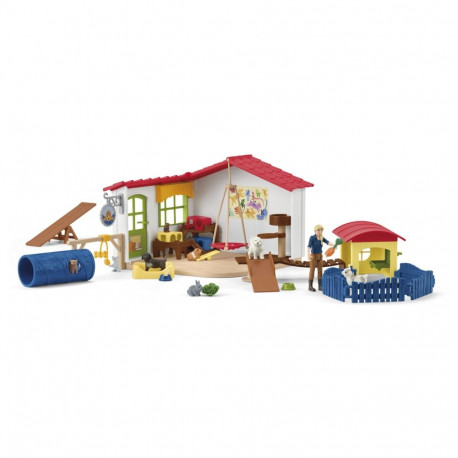 Schleich Farm World 42607 lemmikloomahotelli mängukomplekt