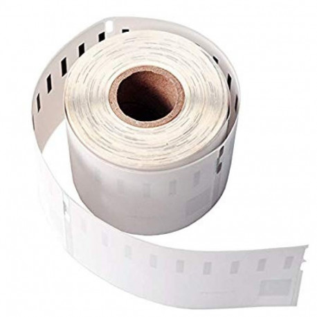 TopJet Label Roll Black on White, 54mm x 101mm, 220 Labels, Compatible with Dymo 99014 (S0722430)