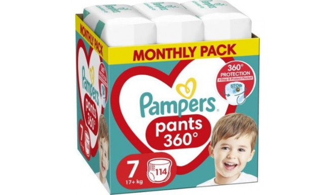 Pampers püksmähkmed 7, 17+ kg, 114 tk.