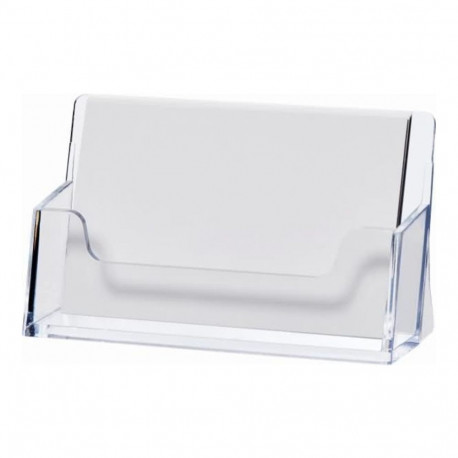 Business card holder, 50 pcs, HELIT, transparent