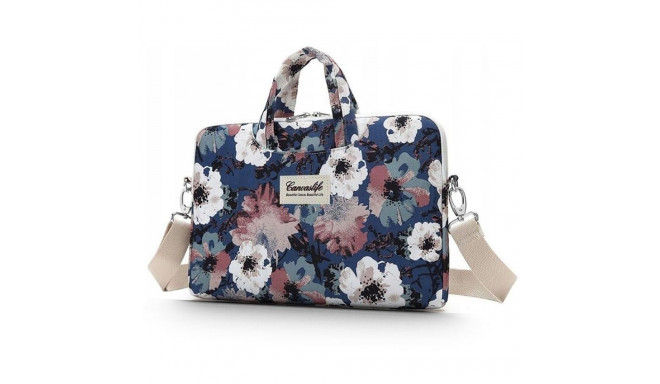 Canvaslife computer bag 15''-16'' blue camellia