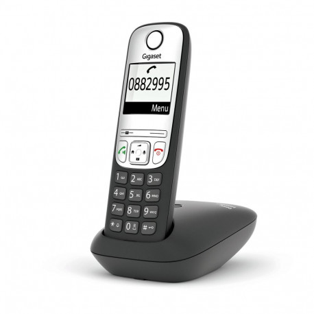 Wireless Phone - GIGASET A690 100-Entry Phonebook, 14h Talk Time, Black