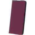 Kaardivahega mobiiliümbris Setty Galaxy A25 5G Wallet Smart Soft Burgundy