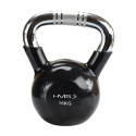 Kettlebell HMS KTC12 BLACK cast iron knurled handle