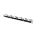 PATCH PANEL 24 PORT 1U 19" CAT.6A UTP GREY LANBERG