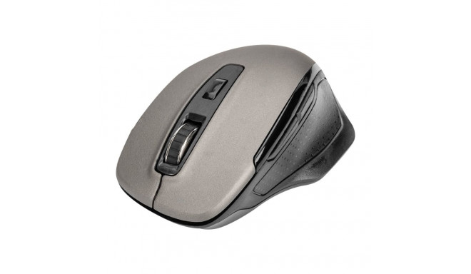 DIGITUS Wireless Ergonomic Optical Mouse 6D 2.4GHz 800/1000/1600dpi black-grey