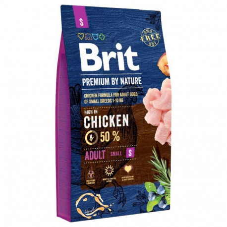 Brit Premium Nature täiskasvanud väikestele koertele koeratoit 3kg