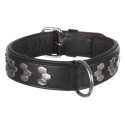 COLLAR STUDS LEATHER. L 45–55 CMBLACK