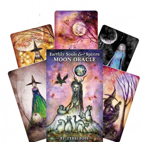 US Games Systems Earthly Souls And Spirits Moon Oracle Cards And Guide