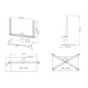 Multibrackets MB-1121 TV Table Holder for TVs up to 60" / 40kg