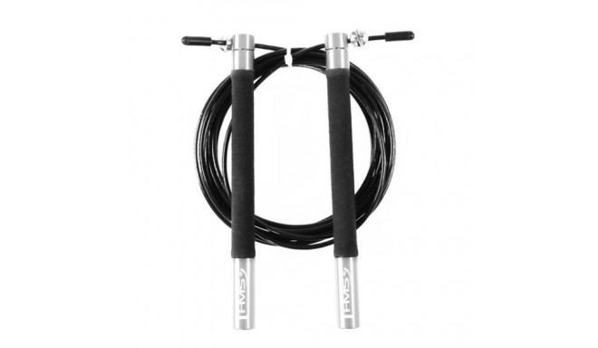 Fast skipping rope HMS SK54 black / silver