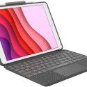 "Logitech Combo Touch Tastatur Trackpad Apple iPad 10,2-10,5'' (7. /8.Gen.) Gray"