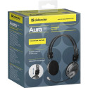 HEADPHONES WITH MICROPH ONE AURA 120 BLACK