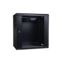 Digitus DN-WU19 12U/450/B rack cabinet Wall mounted rack Black