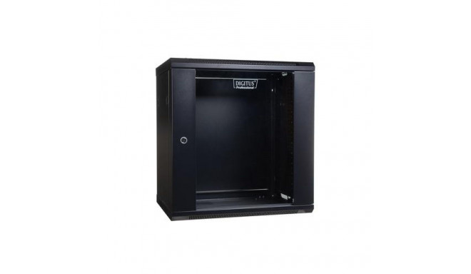 Digitus DN-WU19 12U/450/B rack cabinet Wall mounted rack Black